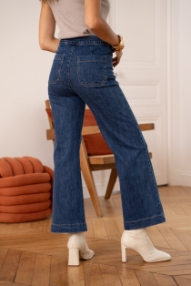 Pantalon à pont Victorine Denim